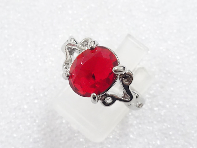 COLORED STONE FASHION RING / JP SIZE 21